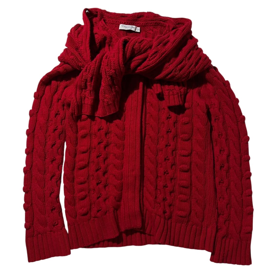 (매장판) 크리스챤 디올 부띠끄 울 캐시미어 케이블 니트 자켓 가디건 상품이미지1