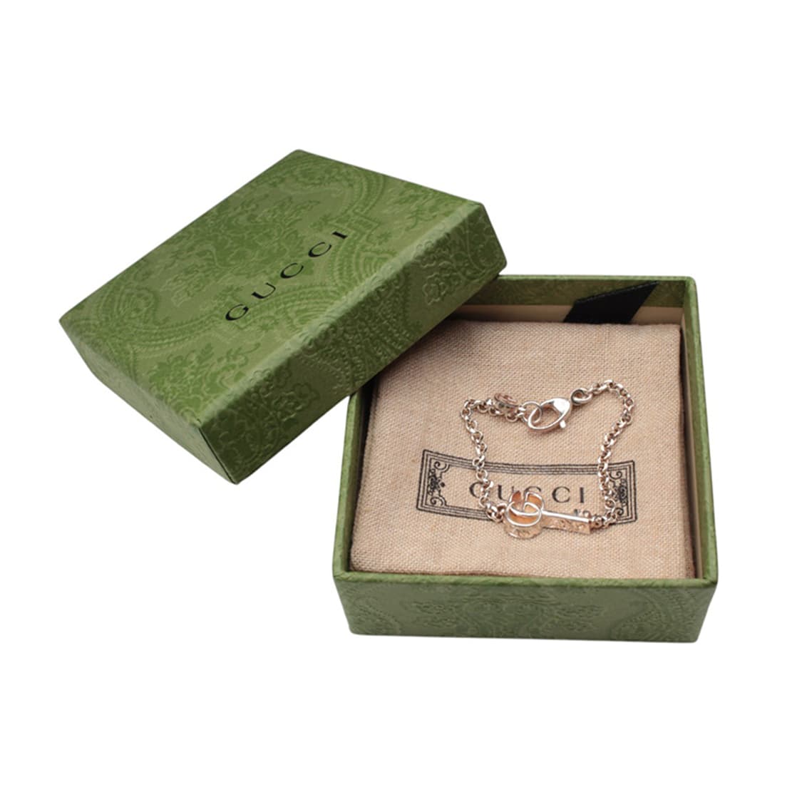 구찌 로고 키 925 실버 체인 팔찌 상품이미지4