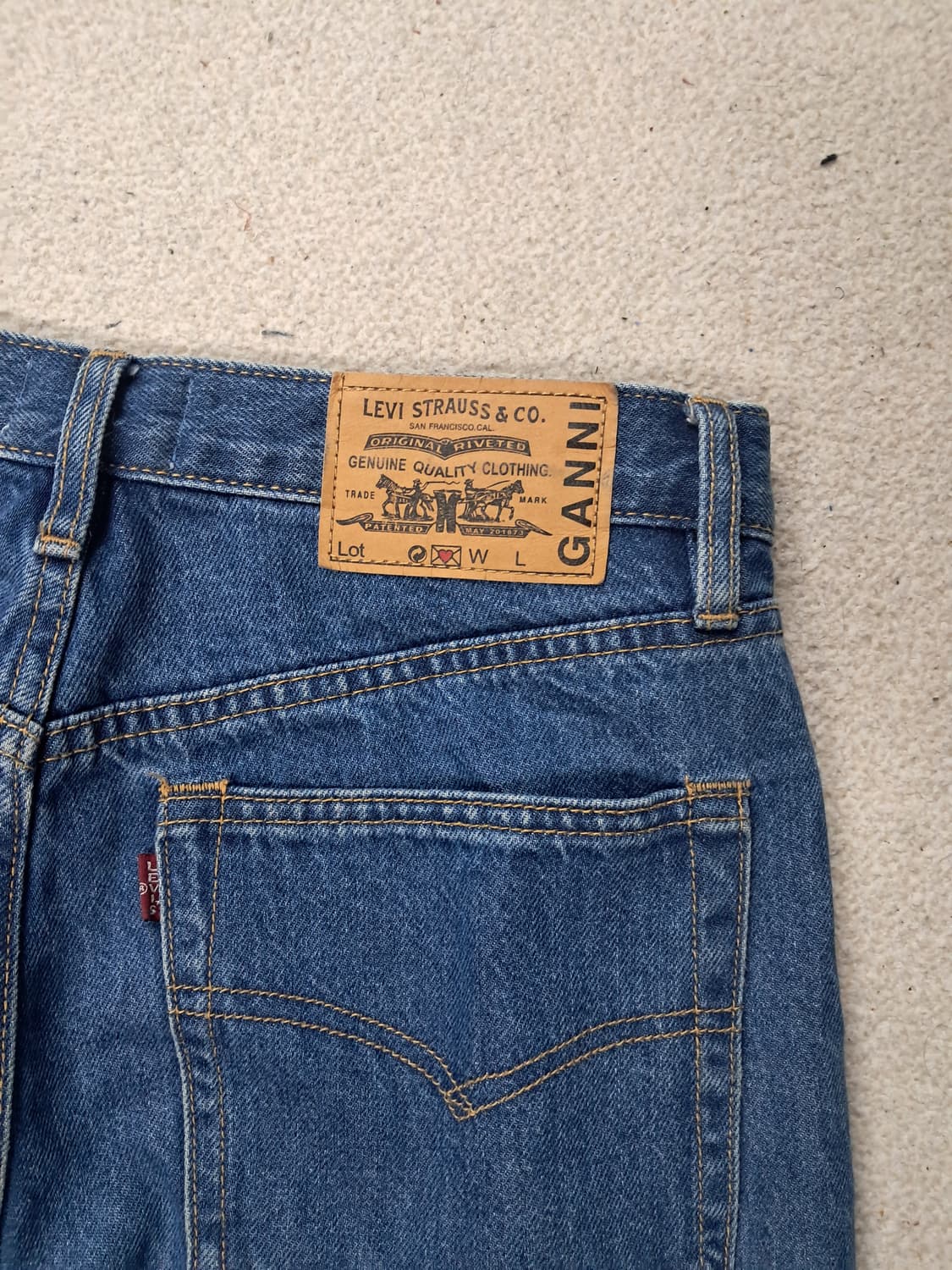 가니x리바이스 와이핏데님팬츠 상품이미지6