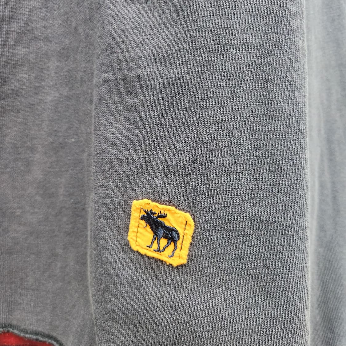 아베크롬비 로고 패치워크 맨투맨 S(L) 남여공용 상품이미지4