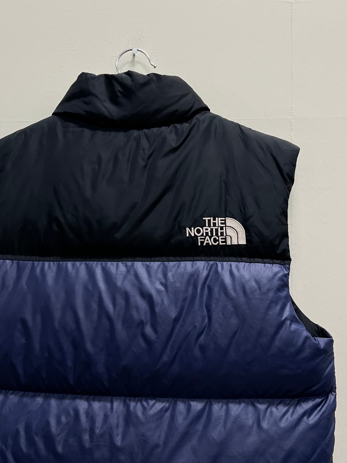 노스페이스 700필 눕시 패딩 조끼 네이비 상품이미지6