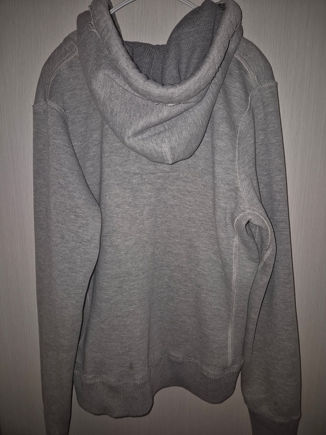 아베크롬비 1892 그레이 머슬핏 후드집업 M 상품이미지5