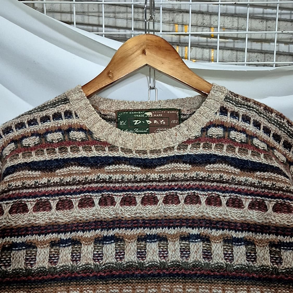 D-day 케이블 패턴 니트 상품이미지2