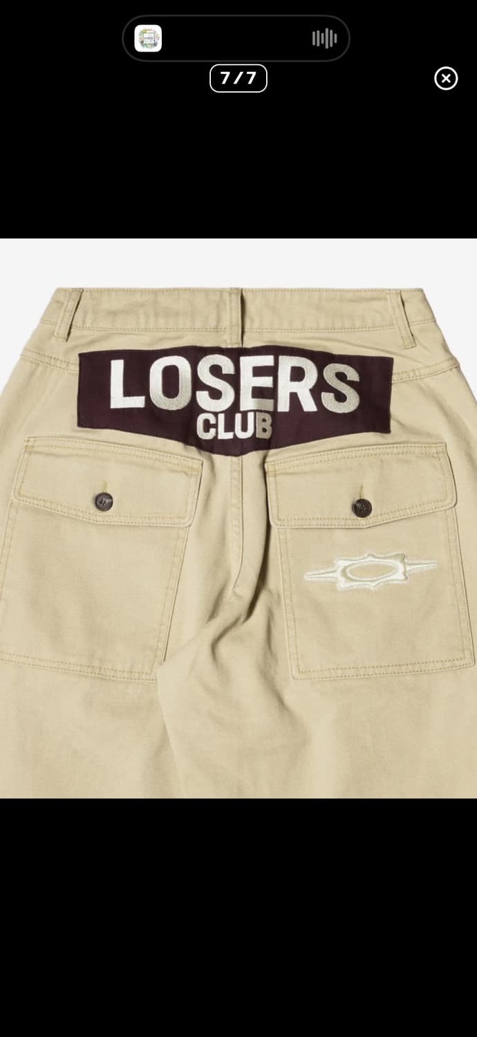 루저스 클럽 카고바지 베이지 M 상품이미지6