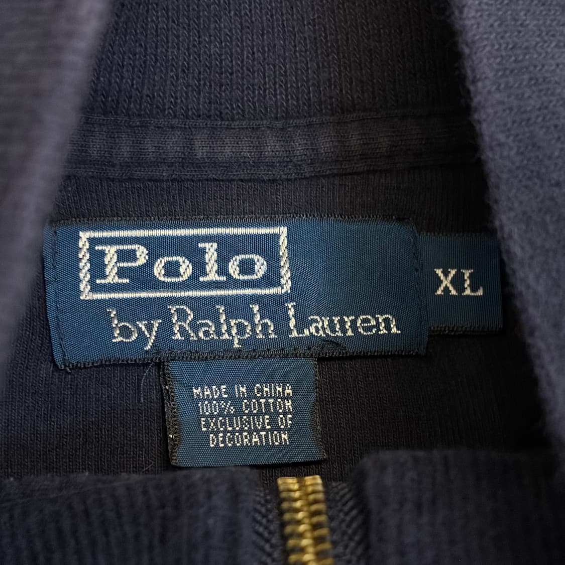 00s 미국 빈티지 폴로랄프로렌 터틀넥 반집업 니트 상품이미지5