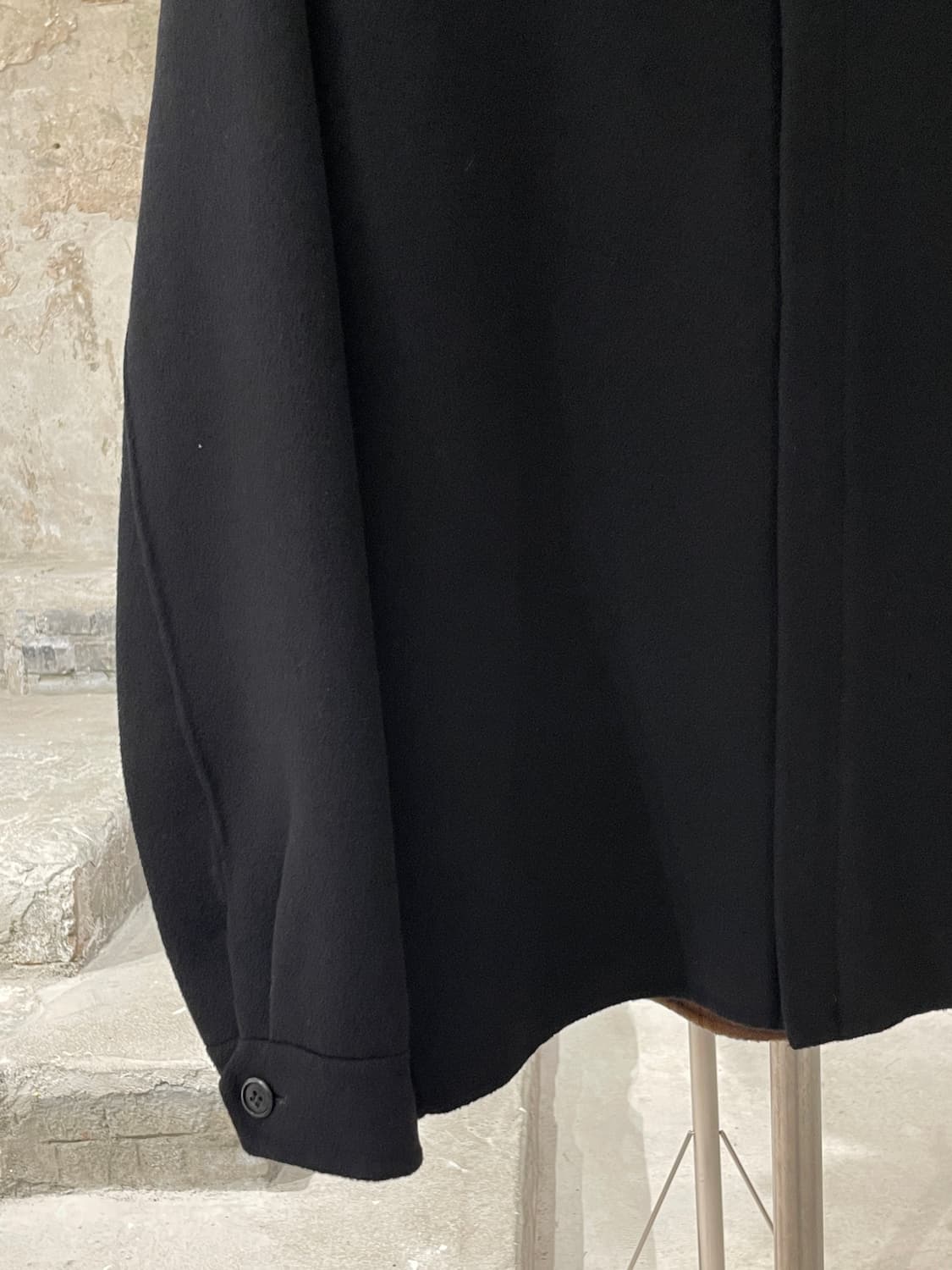 발망 블랙 박스 로고 히든 집업 울 캐시미어 자켓 상품이미지4