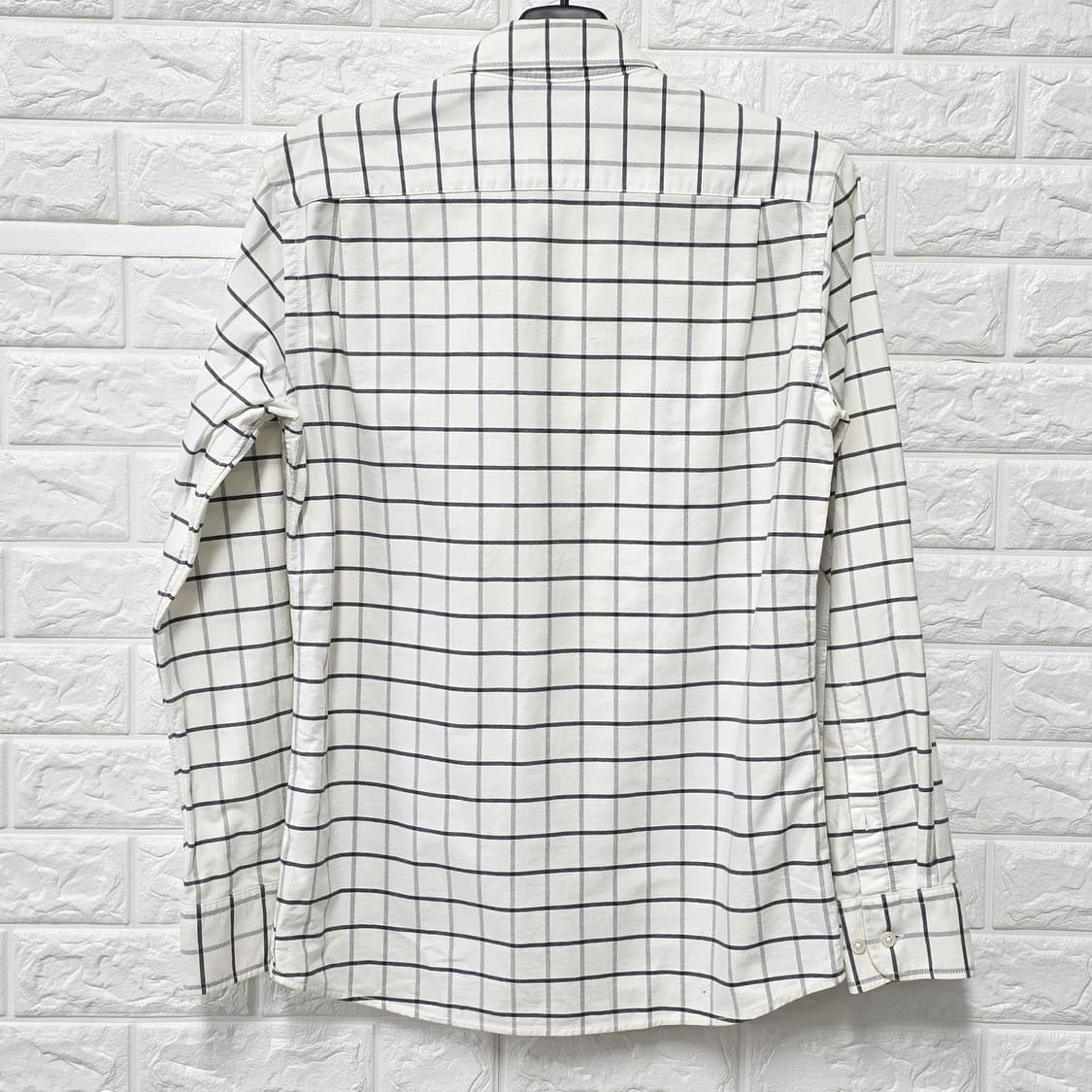 택포) 빈폴 남성 체크 슬림핏 셔츠 100 상품이미지4