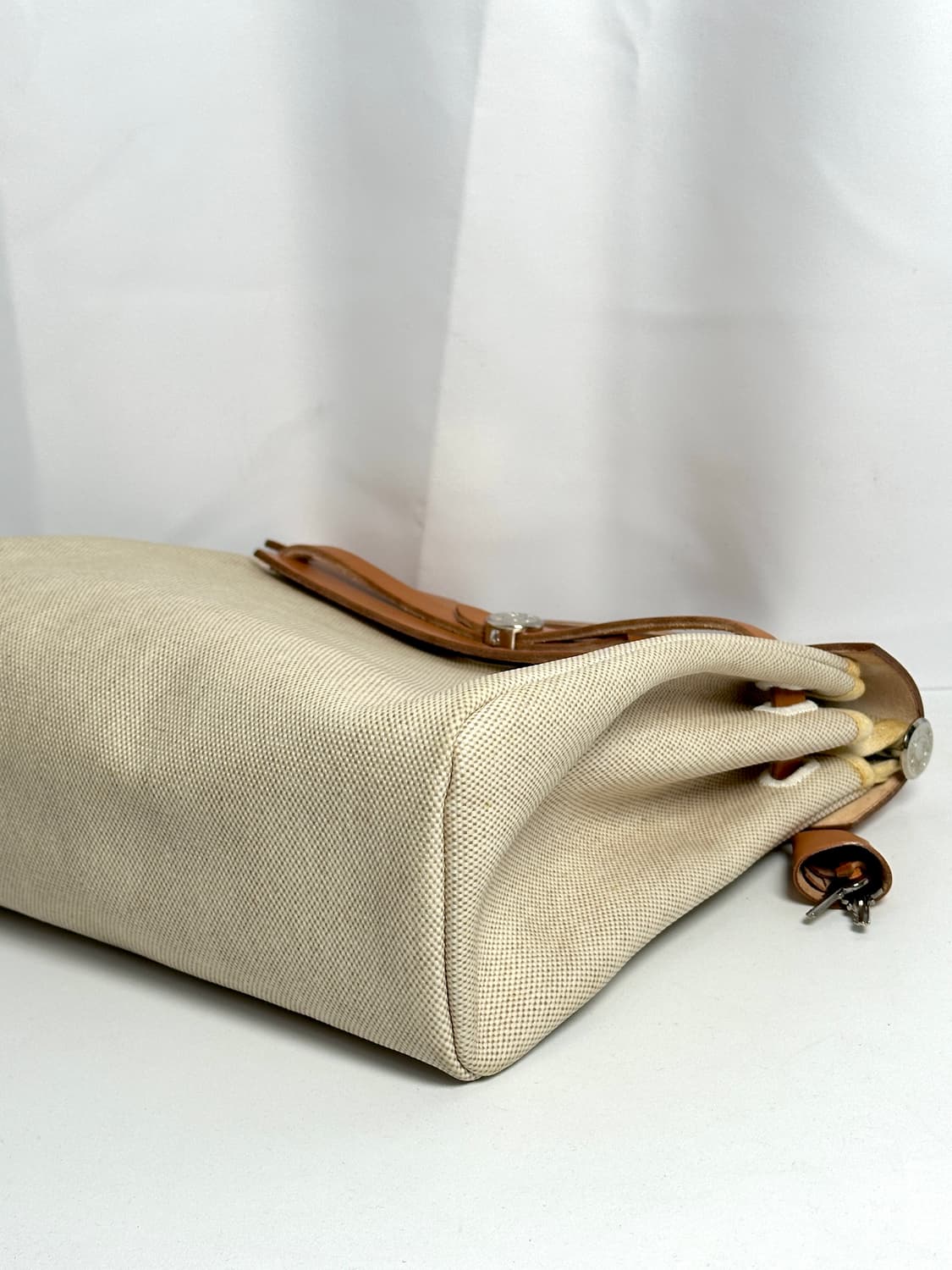 에르메스 에르백 캔버스 레더 핸드백 28 상품이미지5