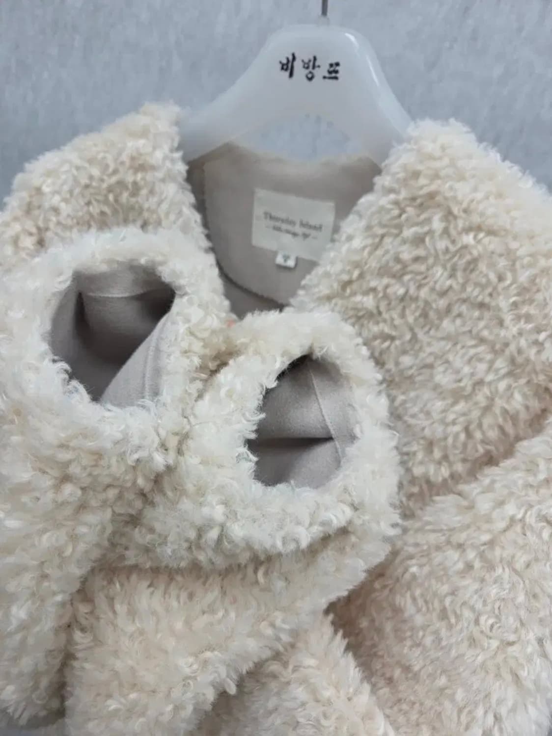 여성 M 써스데이아일랜드 무스탕 자켓 상품이미지5