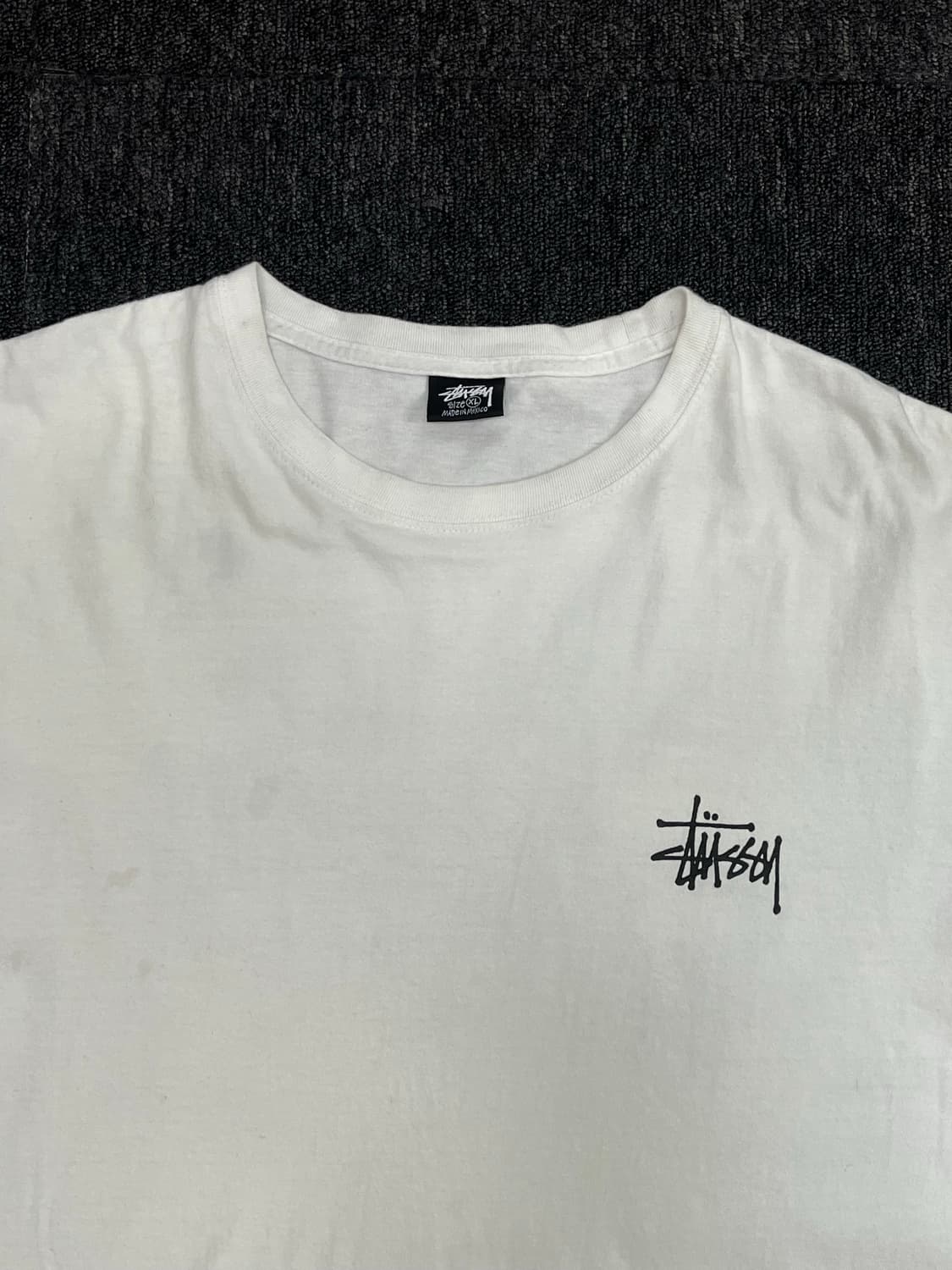 스투시 베이직로고 반팔티 상품이미지3