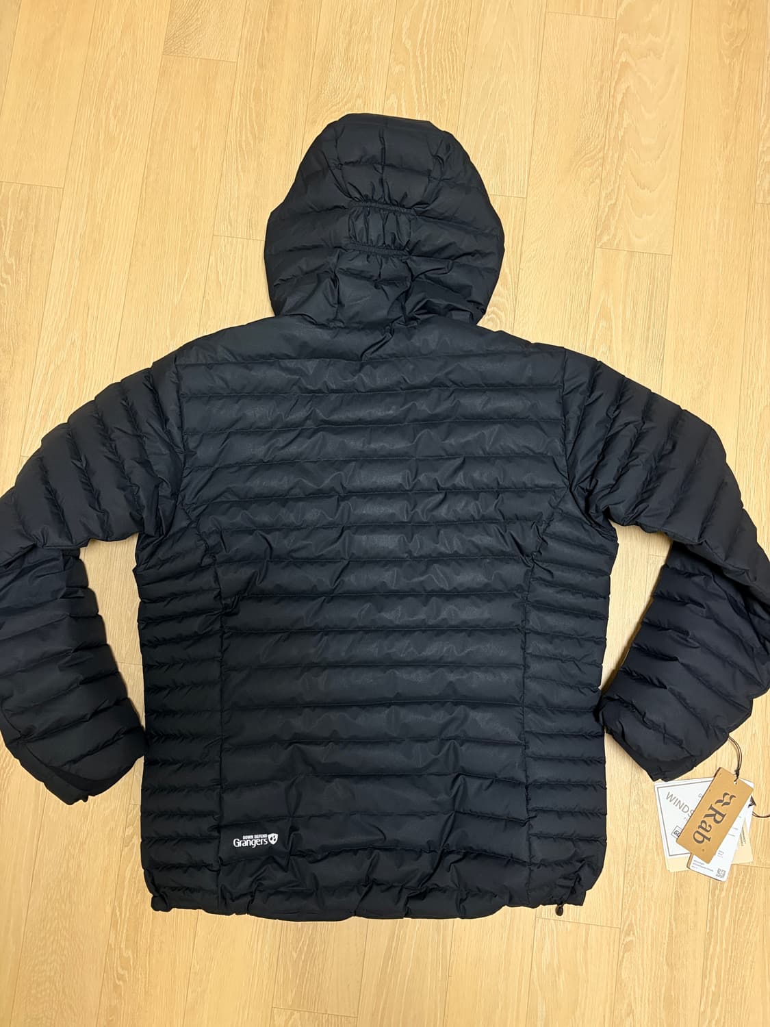 랩 Rab 마이크로라이트 윈드스토퍼 알파인 후디 다운 블랙 L 상품이미지2