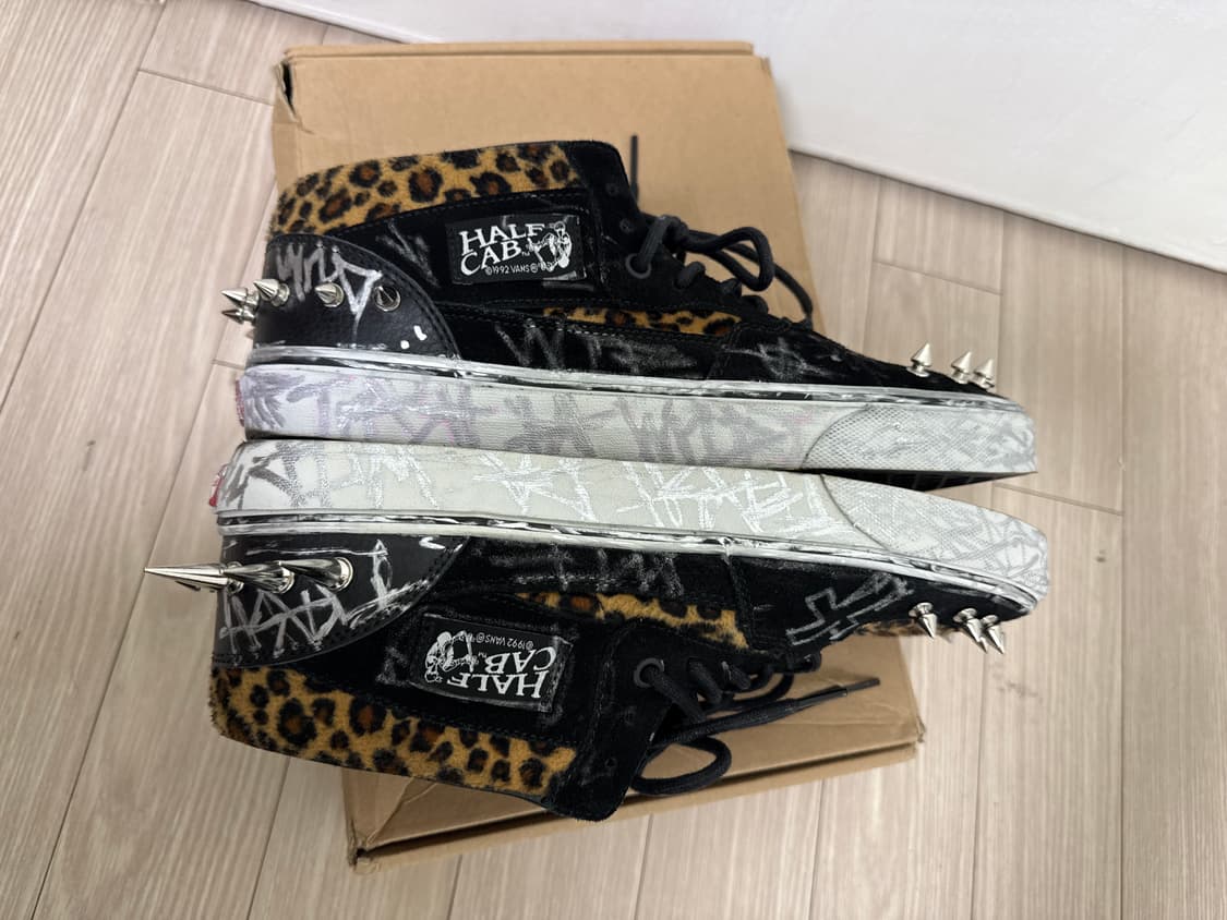 Revenge Madeo 디자이너 반스하프캡 레오파드 커스텀 슈즈 상품이미지4