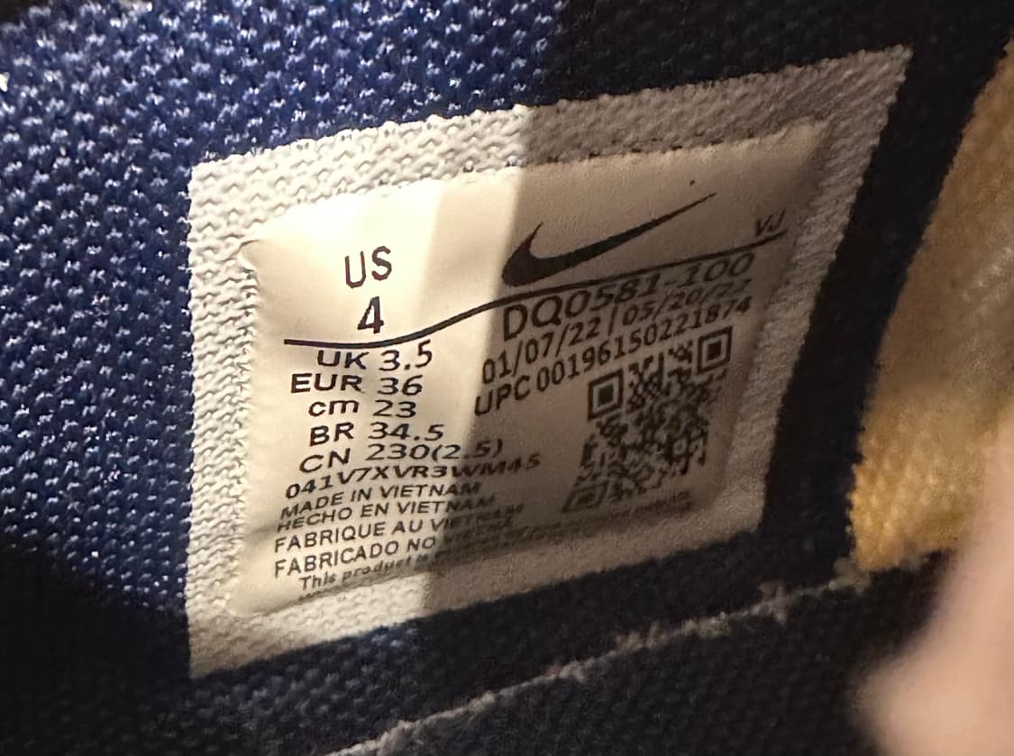 230) 나이키 x 사카이 줌 코르테즈 SP 화이트 앤 유니버시 티 레드 상품이미지7