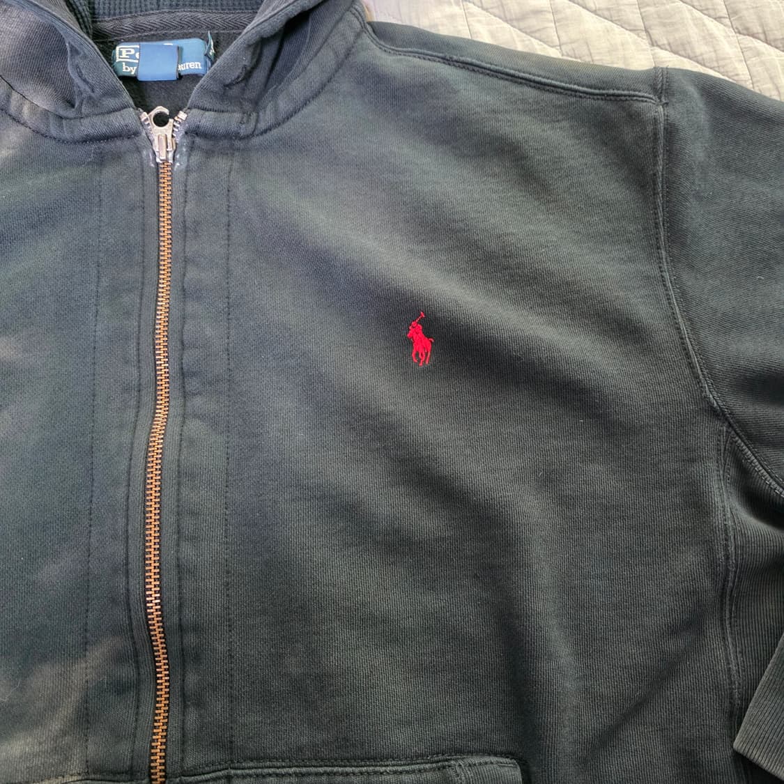 [2XB] 00s 빈티지 올드 폴로 랄프로렌 후드 써멀 트래쉬드 후드집업 상품이미지3