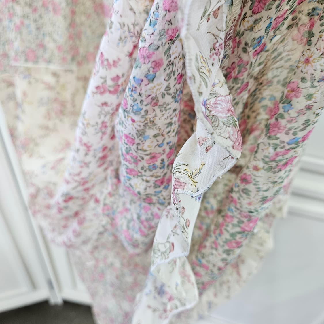 플라워 패치워크 롱 원피스 상품이미지7