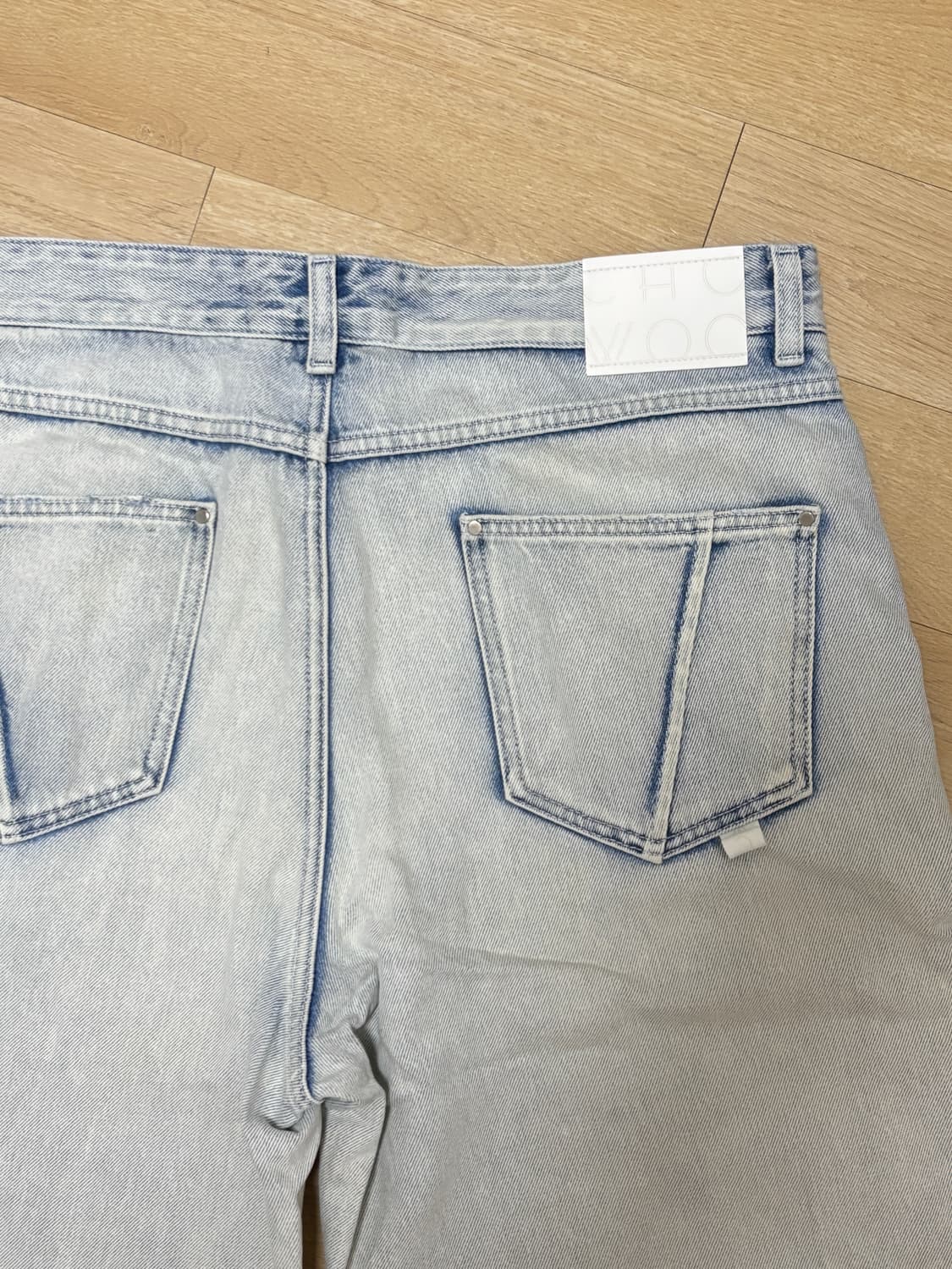 조우 chowoo  브러쉬드 세미 와이드팬츠  상품이미지3