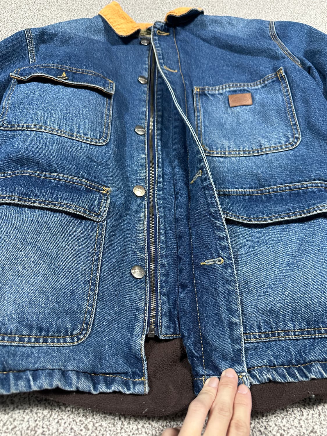 디키즈 데님워크자켓 덩가리자켓 L 상품이미지5