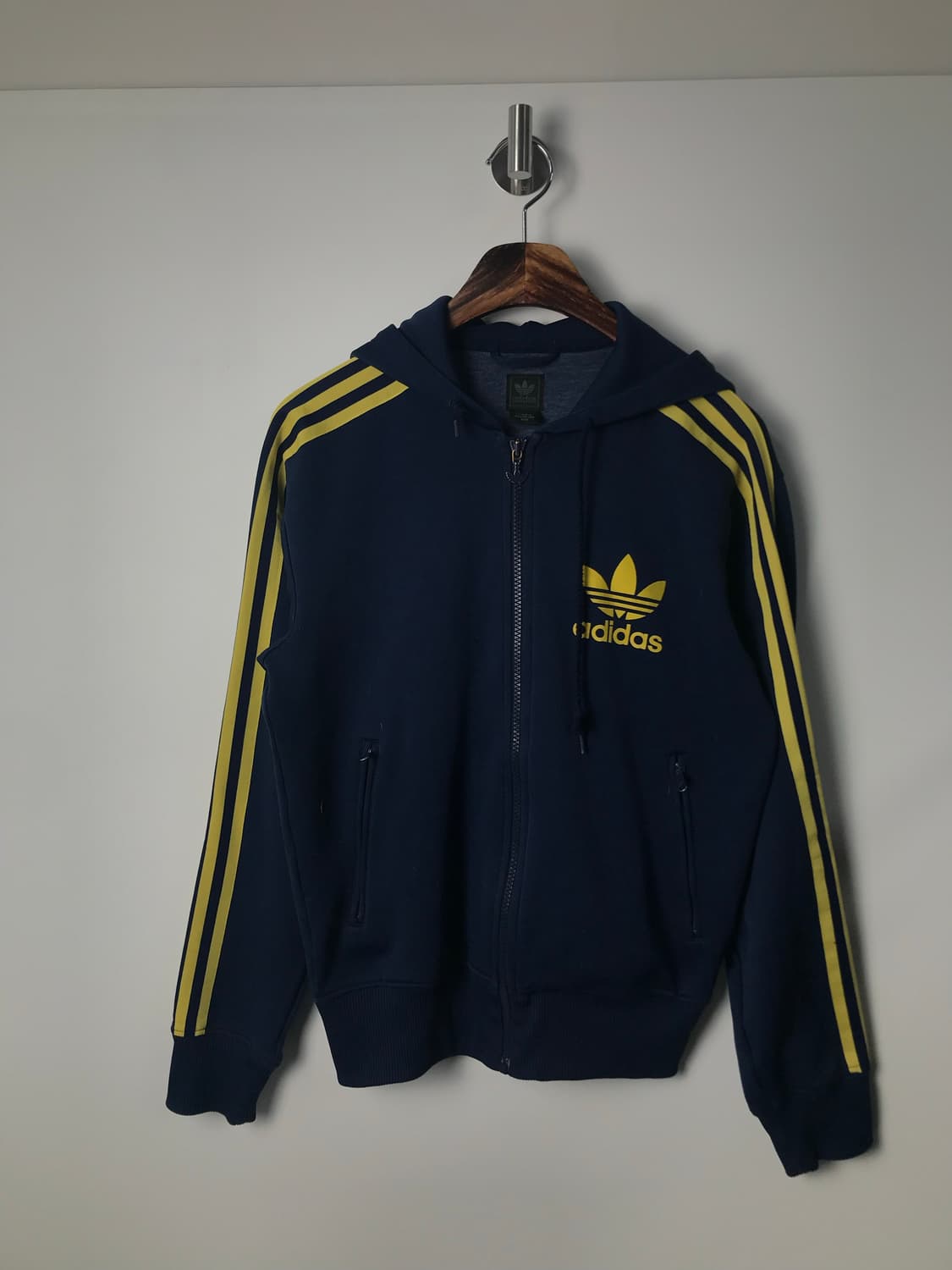 아디다스 파이어버드 네이비 후드 플락 져지  상품이미지2