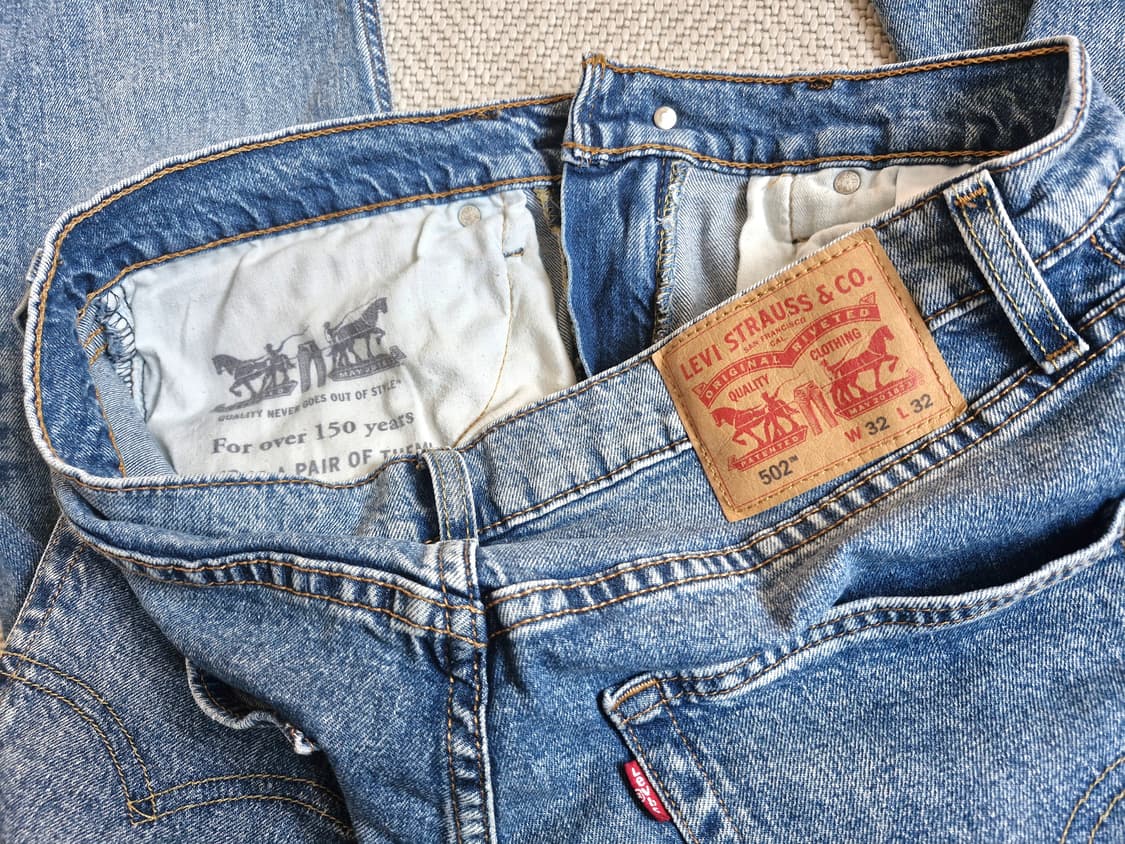 리바이스 502 레귤러 테이퍼드 핏 W32 상품이미지6