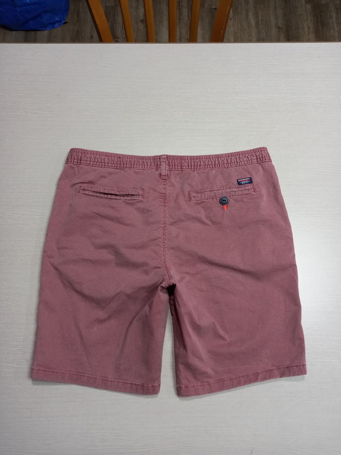 33 SUPERDRY 스판 치노 반바지 버건디 33-461 상품이미지2