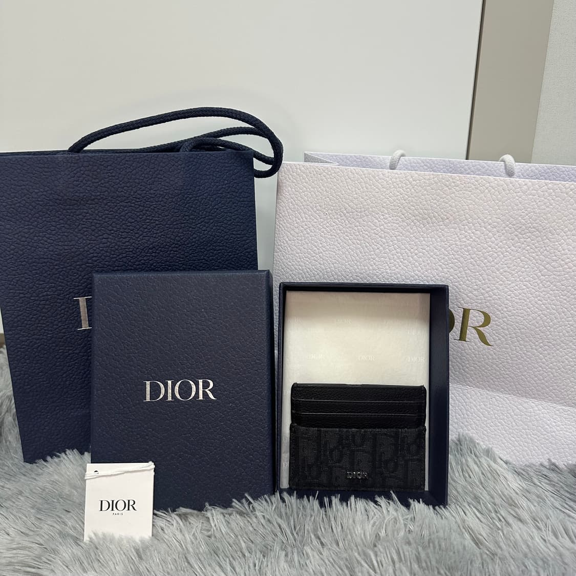 (풀박스) [A급/정품] 디올 오블리크 자카드 카드지갑 상품이미지1