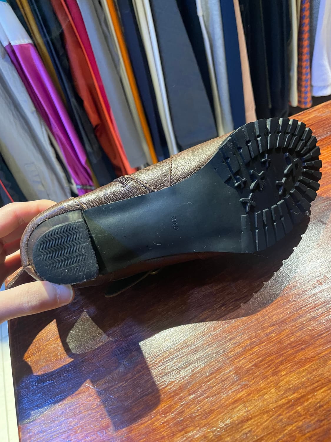 빈티지 버클 소가죽 부츠 상품이미지6