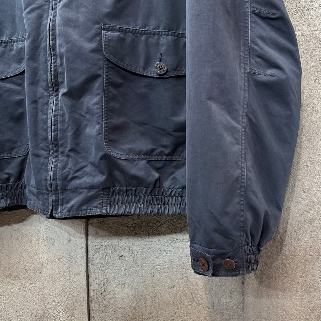 90s 엘엘빈 LLBean 레더 카라 블루종 자켓 (2XL) 상품이미지4