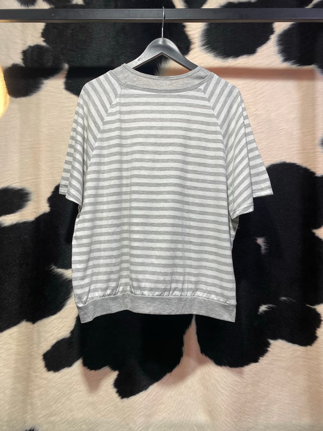 Japanese vtg 리락쿠마 스트라이프 레이어드 반팔 티셔츠 상품이미지8