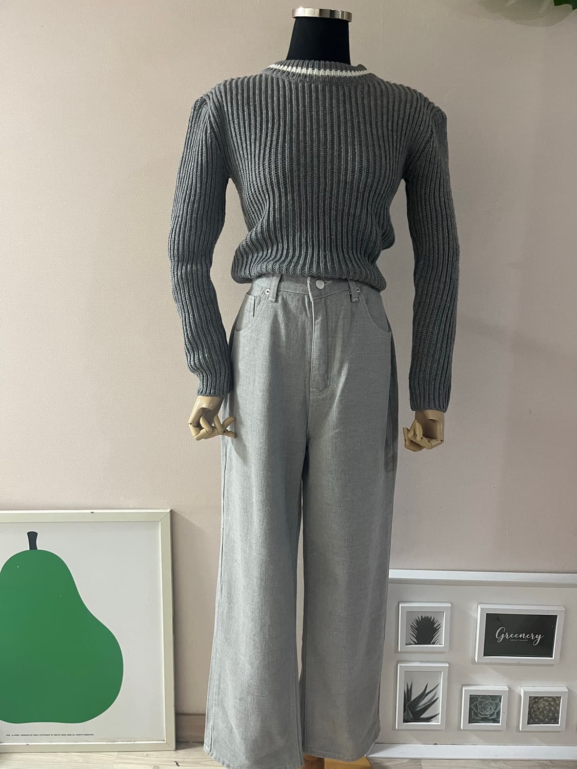 OOTJ그레이기모팬츠(M) 상품이미지7