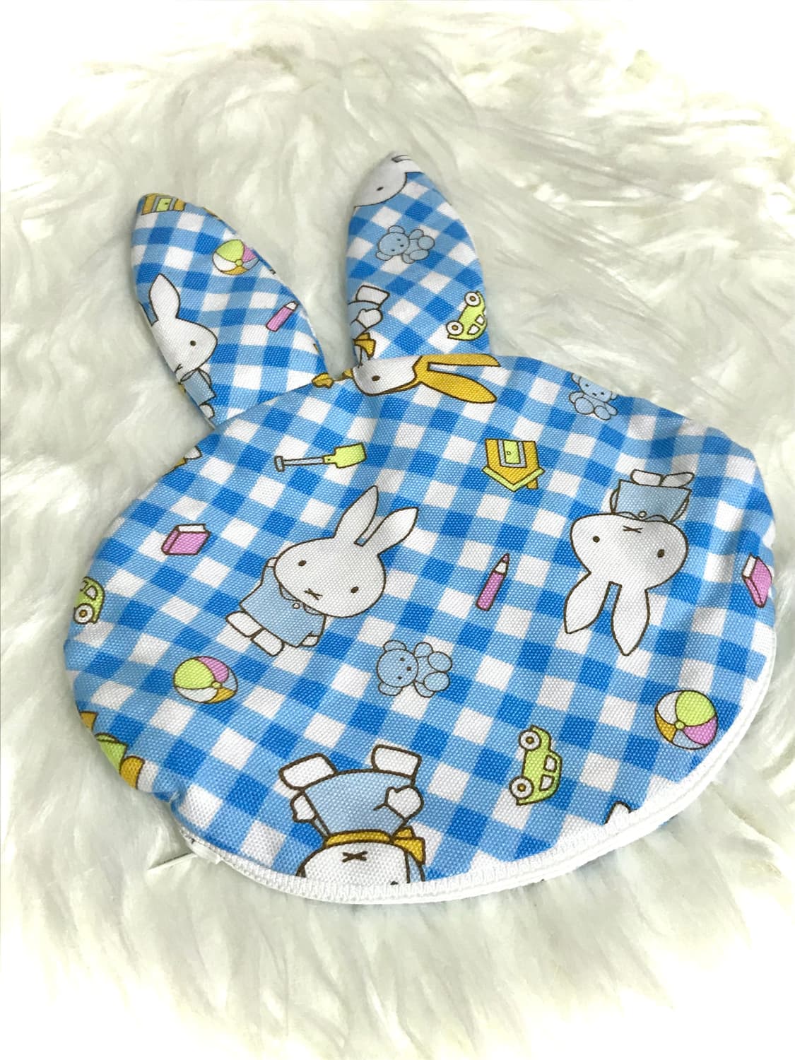 미피 토끼 체크 파우치 상품이미지2