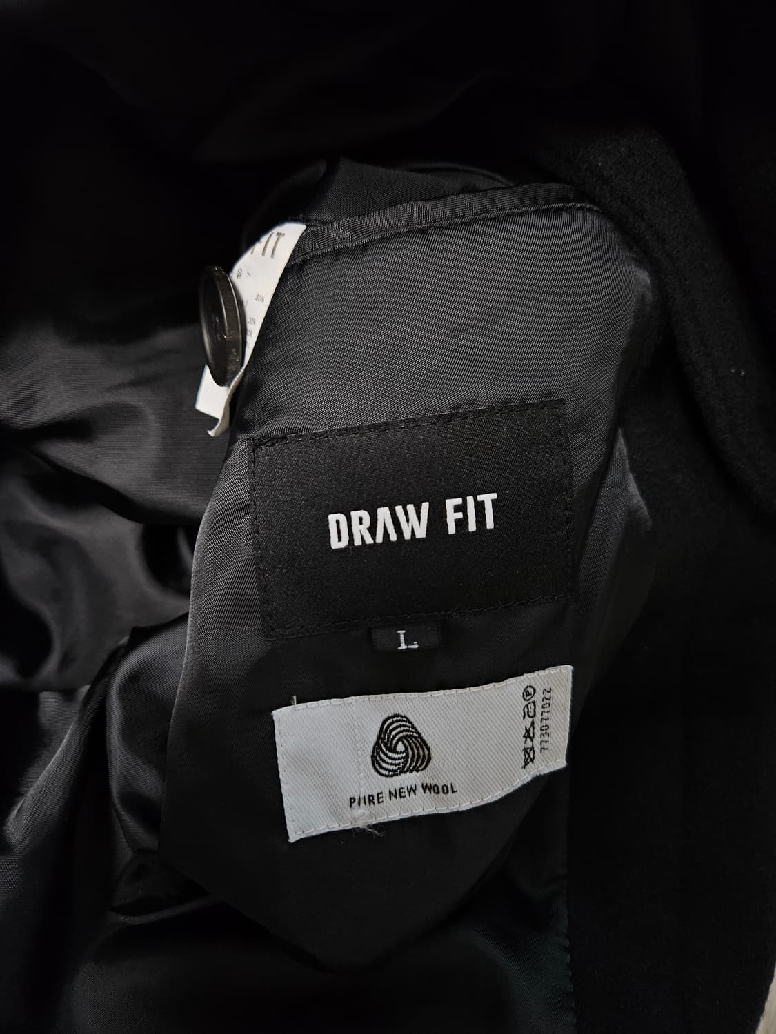 드로우핏 퓨어 캐시미어 발마칸 코트 자켓 L 상품이미지3