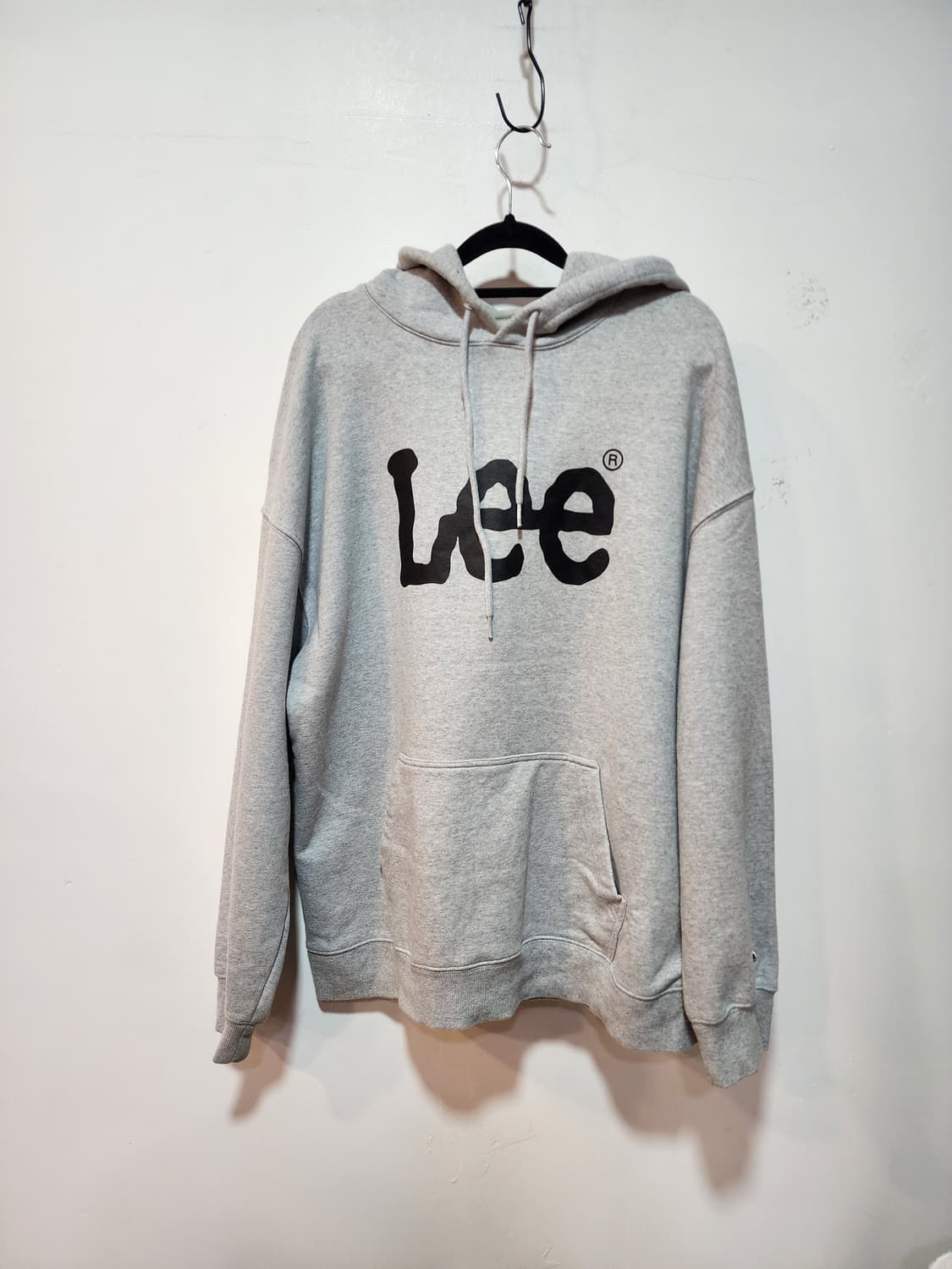 Lee 빅 로고 회색 후드티 XL 상품이미지1