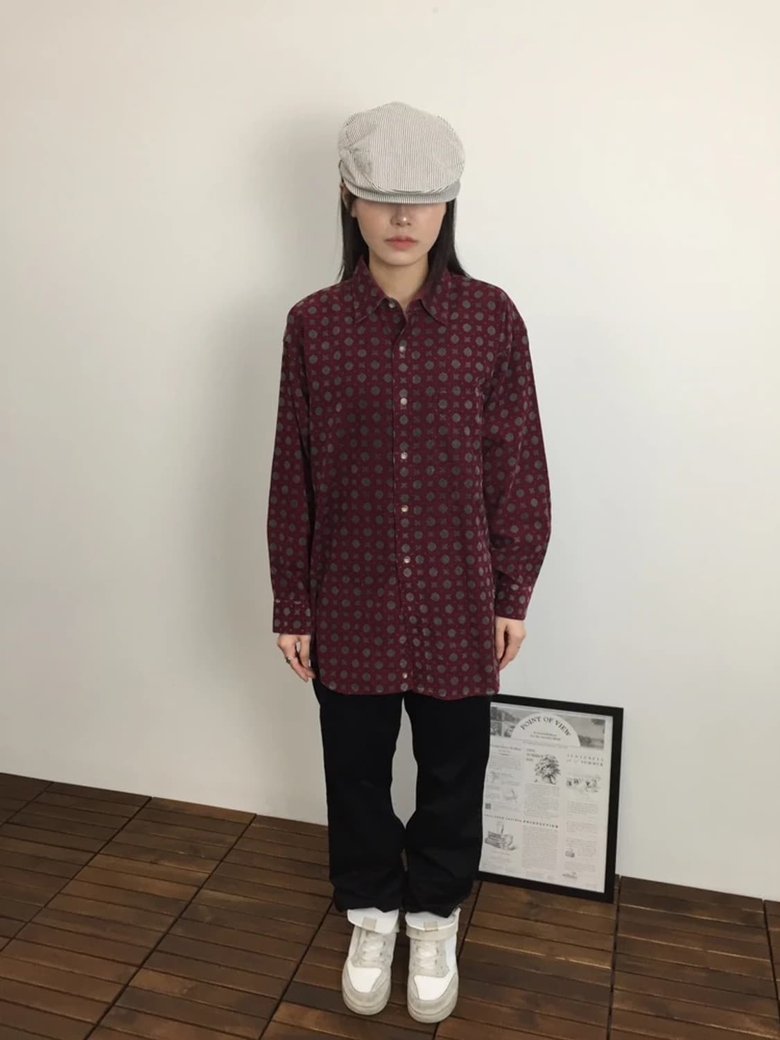 Massimo Dini Corduroy Pattern Shirt 상품이미지1