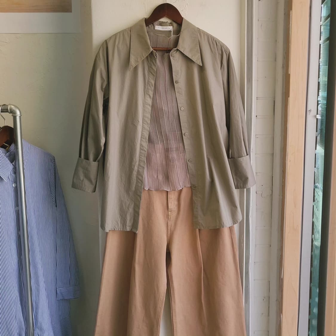 Jeanasis 핀턱 베이지 진(Japan made) 상품이미지10