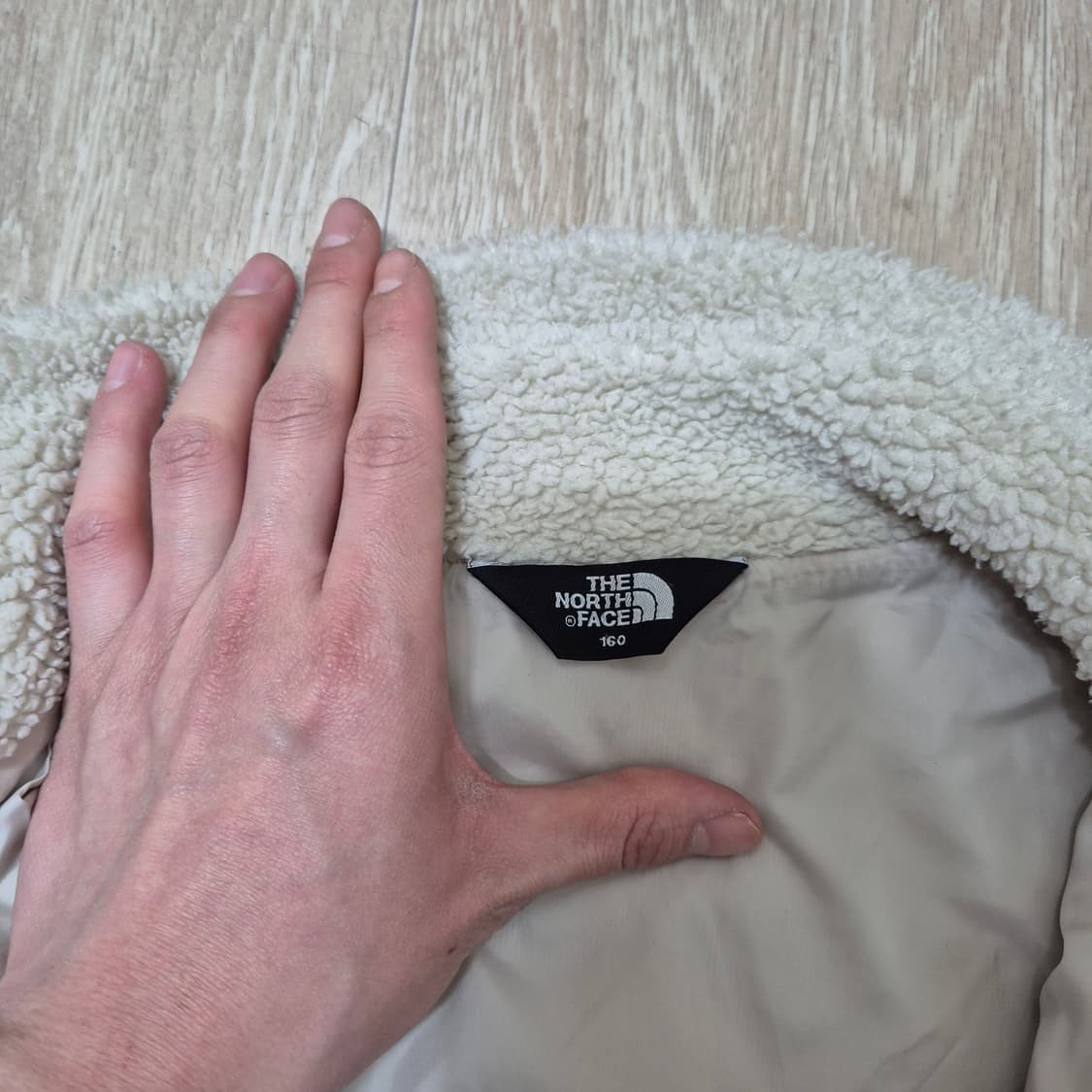 노스페이스 키즈 롱 뽀글이 후리스 플리스 자켓 (160) 상품이미지5