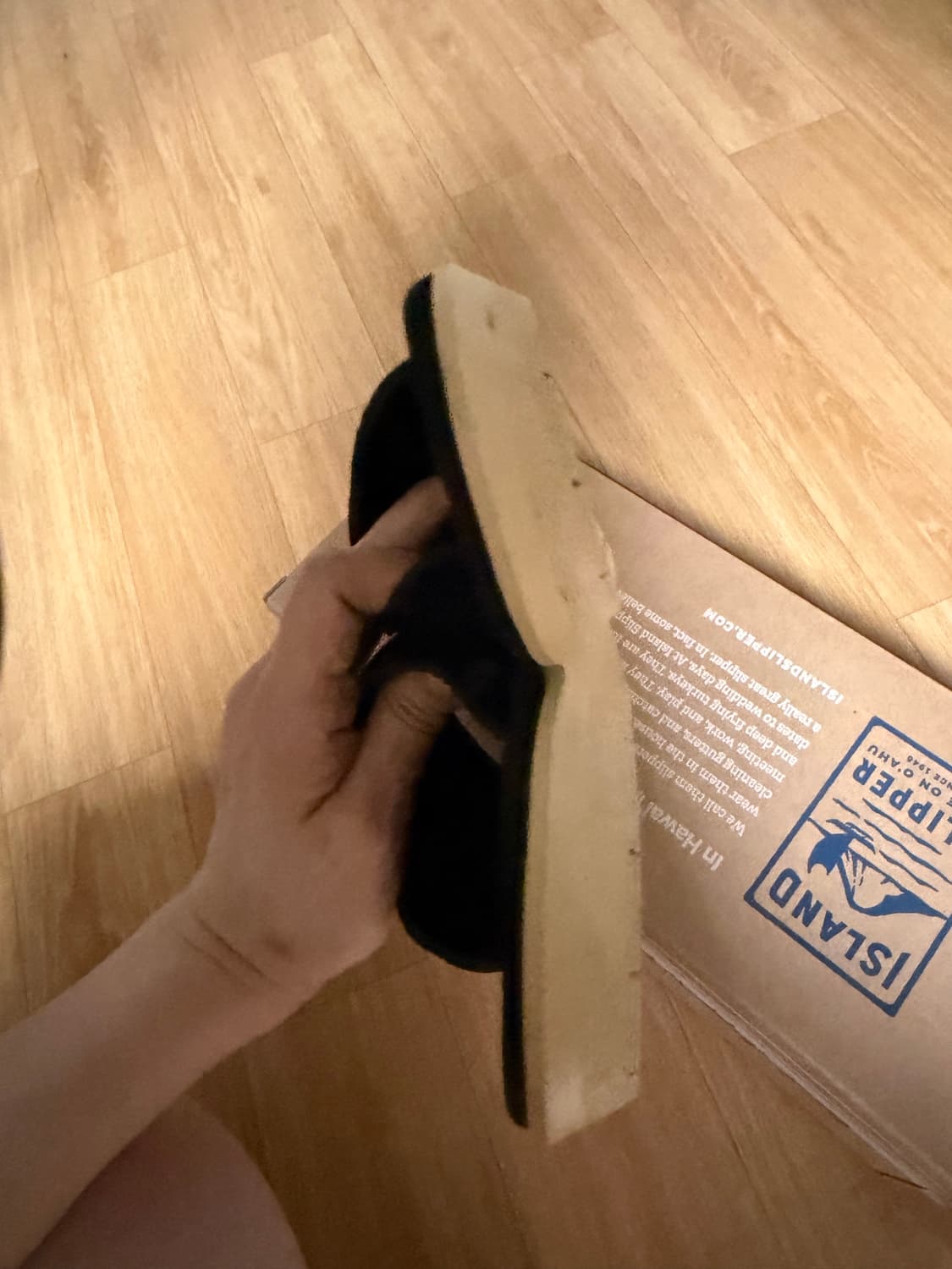 아일랜드 슬리퍼 블랙 샌들 PTS704BH 상품이미지2