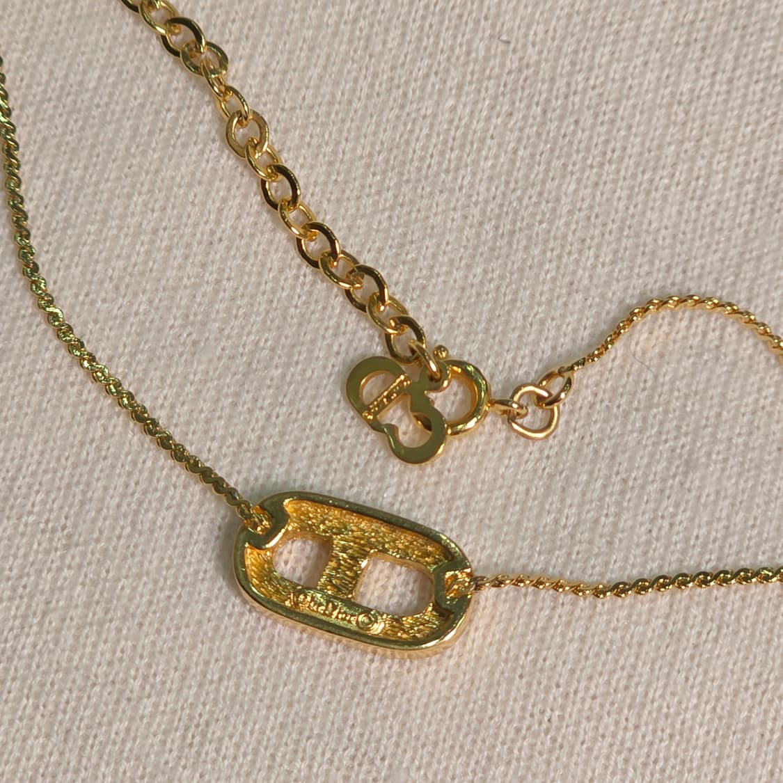 디올 금장 쁘띠 CD 로고 귀걸이 목걸이 세트 상품이미지3