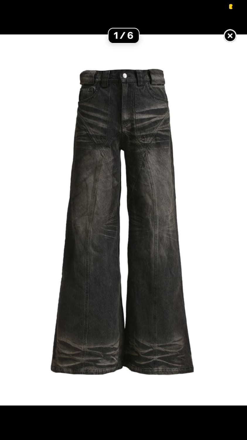 노페이스 스튜디오 듄 배기데님 상품이미지1