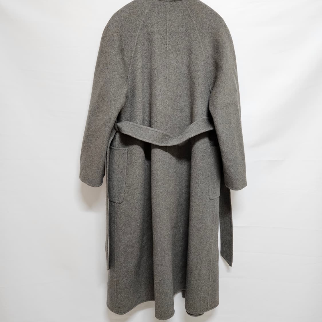 36 뮤제 미니멀 울 캐시미어 롱코트 상품이미지7