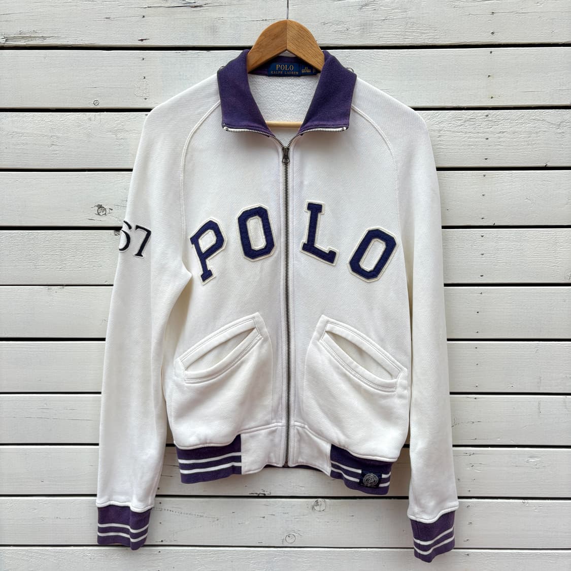 Polo 폴로 스펠로고 집업 자켓 상품이미지1