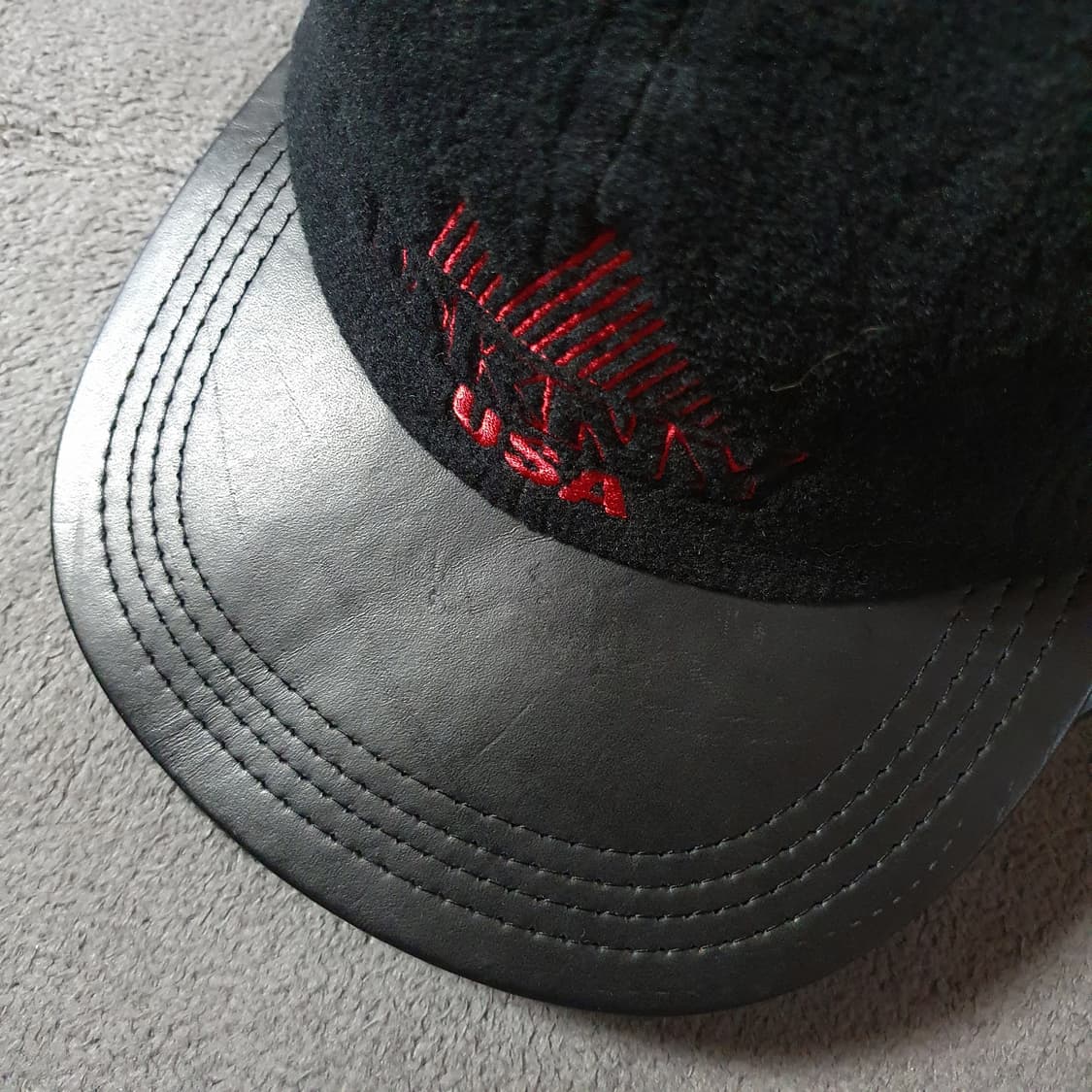 90s DKNY 플리스 캡 모자 상품이미지4