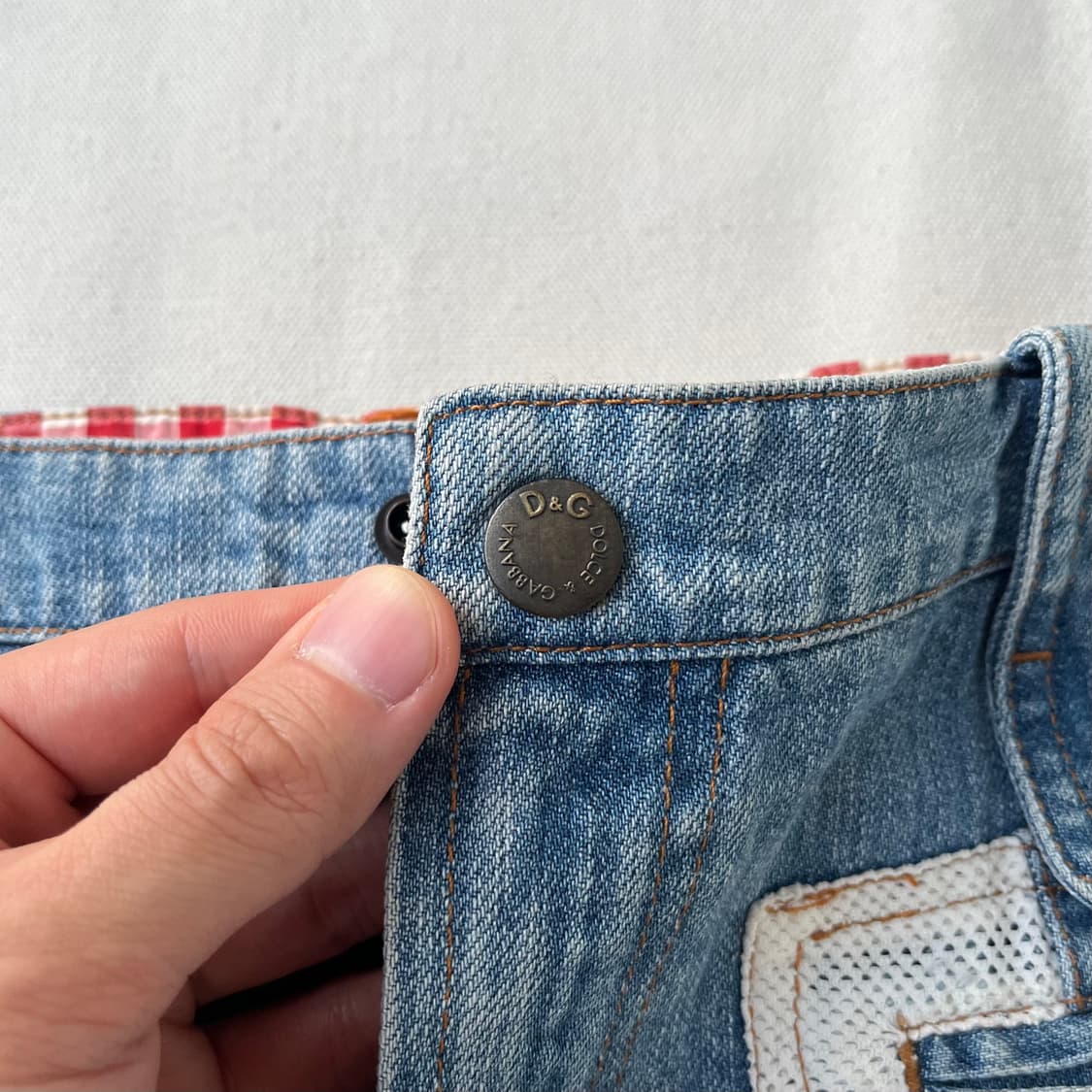 00s 돌체앤가바나 데님 미니스커트 상품이미지5