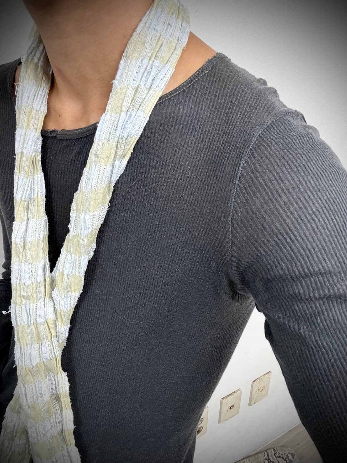 “Vintage” Nerd Stripe Scarf 상품이미지4
