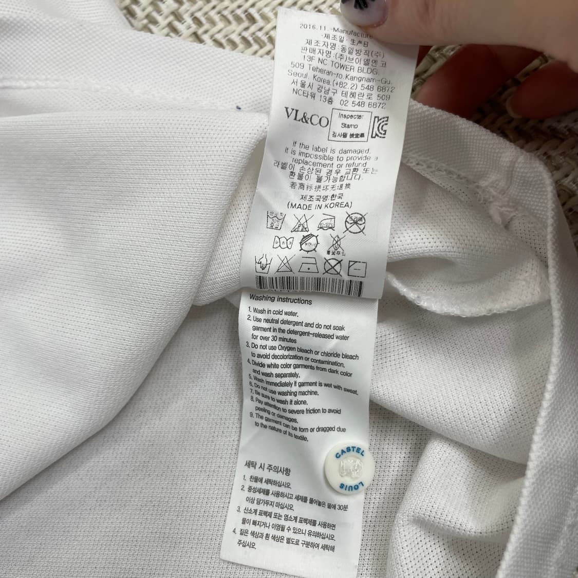 루이까스텔 여성 골프웨어 긴팔 카라티 100 상품이미지6