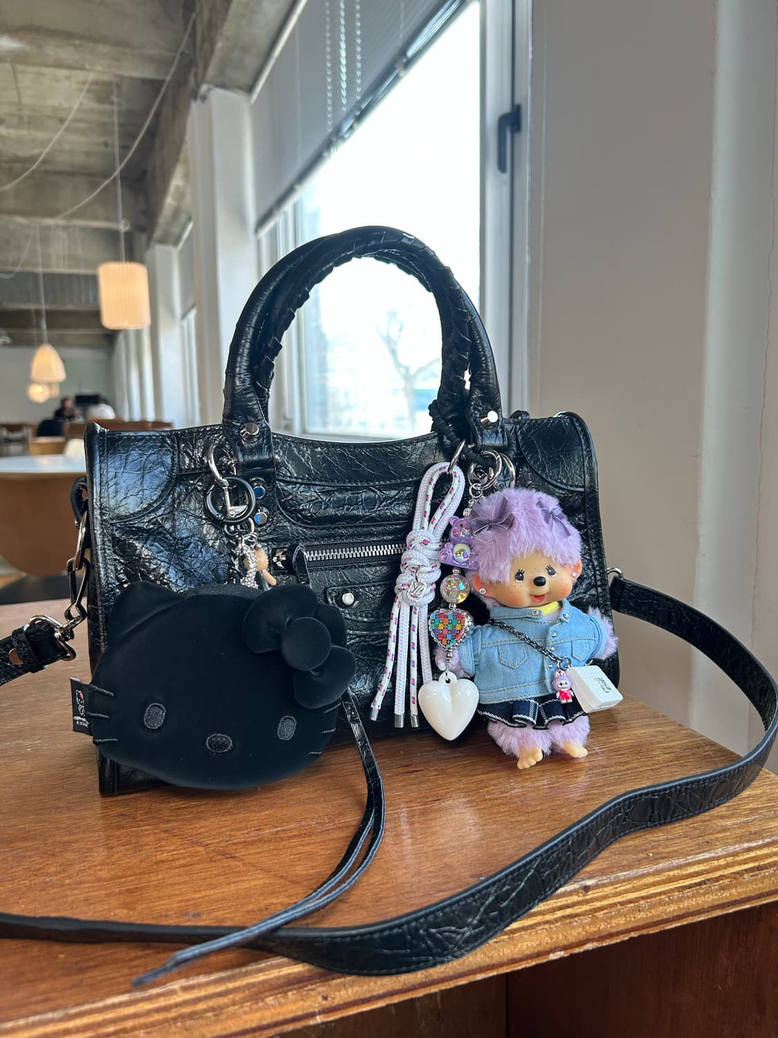 (74)정품몬치치💜보라 LV 시리즈 체크스커트*청자켓 상품이미지8