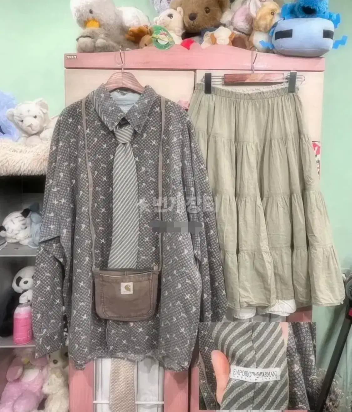 카모메산장 교복코디 상의세트 상품이미지1