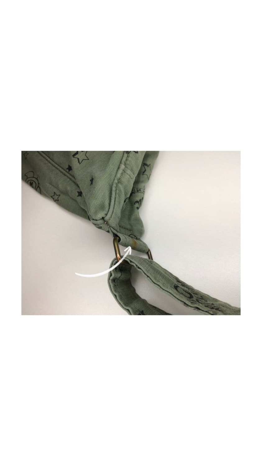 히스테릭 글레머 베어 카키 크로스백 숄더백 상품이미지3