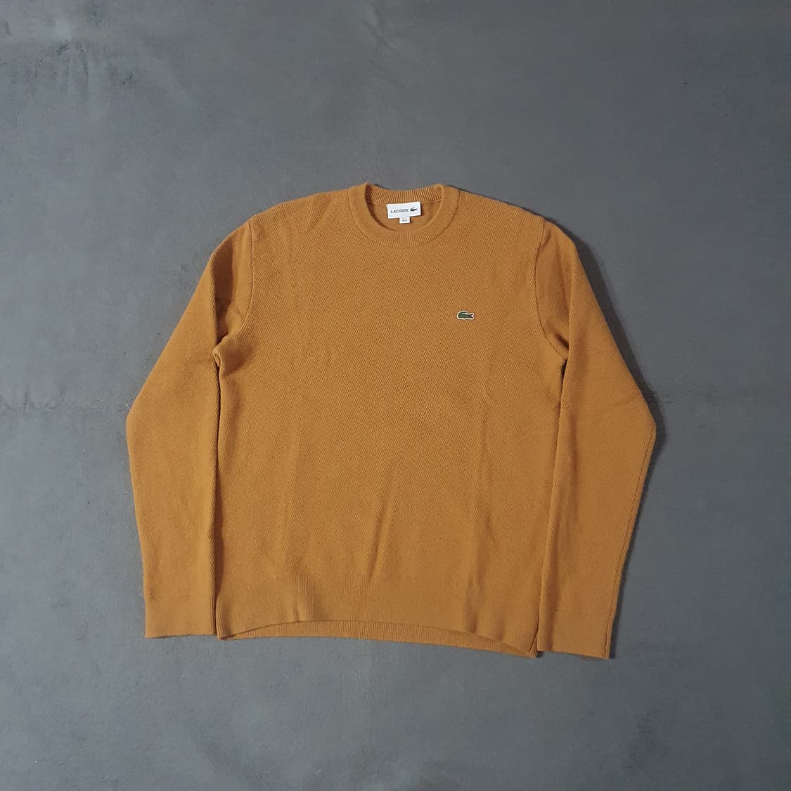 라코스테 울 니트 4 L 머스타드 상품이미지2