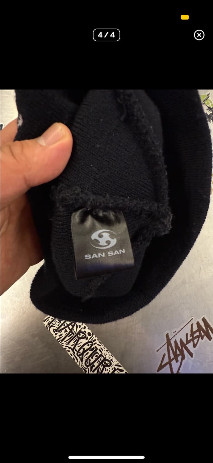 산산기어 22fw 비니 블랙 상품이미지4