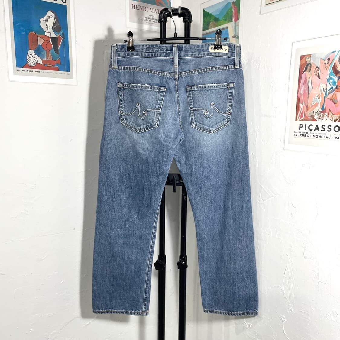 띠어리 데미지 워싱 데님팬츠 상품이미지2